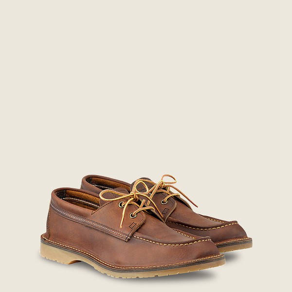 Oxford Red Wing - Weekender Camp Moc -R Rough & Tough Cuir - Marron - Homme 734YERHXF